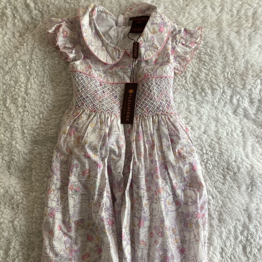Fleurisse Betty smoked baby dress